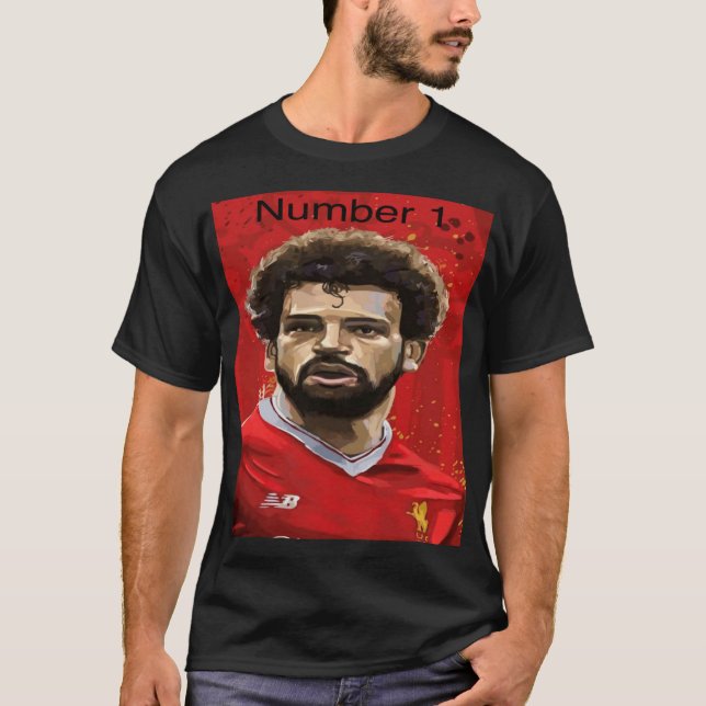 T-Shirt für Unterstützer von Mohammed Salah (Vorderseite)