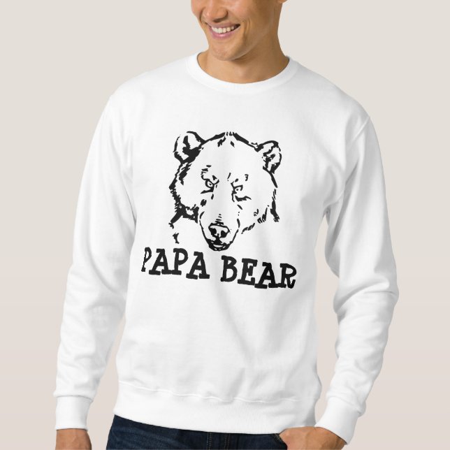 T - Shirt für Vater, PAPA BEAR (Vorderseite)