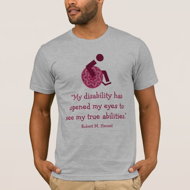 T SHIRT FÜR VERSABTE PERSONEN TAG ODER ZERAMONIE (Vorderseite)