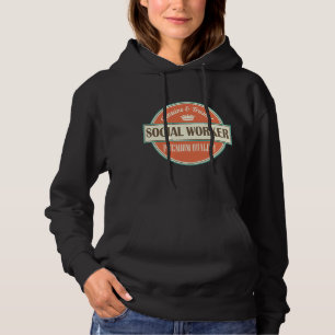 T-Shirt für Vintage Logos für Sozialarbeiter Hoodie