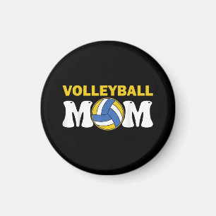 T-Shirt für Volleyball-Mütter lustiger Spieler Spi Magnet