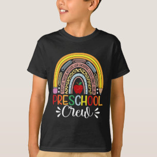 T-Shirt für Vorschullehrer - Süße Regenbogen-Rücks