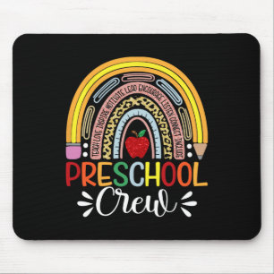 T-Shirt für Vorschullehrer - Süßer Regenbogen auf  Mousepad
