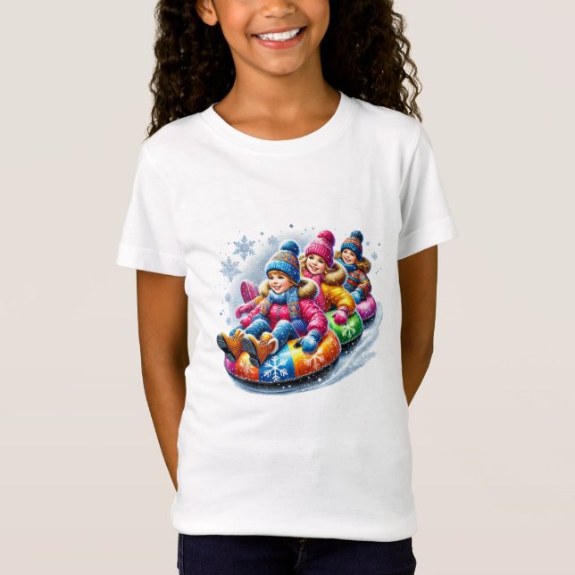 T-Shirt für Wintersport (Vorderseite)