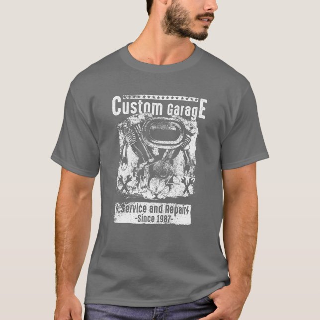 T - Shirt für Zollgarage (Vorderseite)