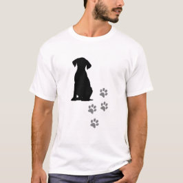 T-Shirt Fußabdrücke & Mignon - Dog
