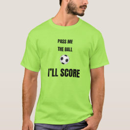 T-Shirt Fußball mit der motivierenden Aufschrift "