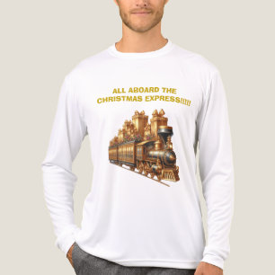 T - Shirt ganz oben auf dem Weihnachtsexpress-Lang