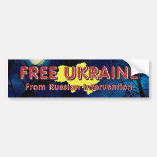 T-SHIRT geben Ukraine frei Autoaufkleber