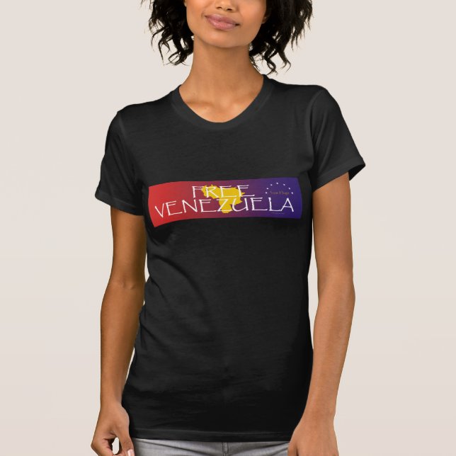 T-SHIRT geben Venezuela frei (Vorderseite)