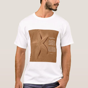 T - Shirt Gedicht Star in Sand von Ladee Basset