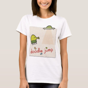 T - Shirt Gekritzel-Sprung UFO 2