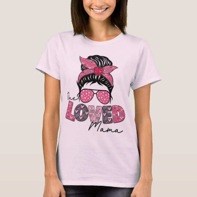 T-Shirt Geliebte Mama (Vorderseite)