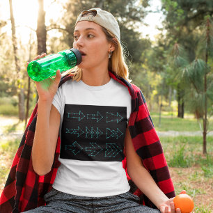 T - Shirt gepunktete Pfeile