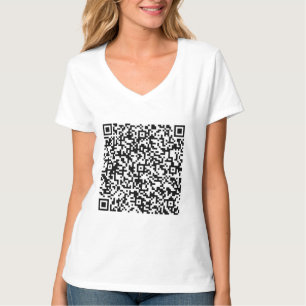 T - Shirt-Geschenk für QR-Code-Scan-Info anpassen T-Shirt