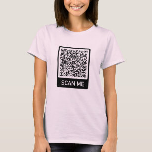 T - Shirt-Geschenk für QR-Code-Scan-Info anpassen T-Shirt