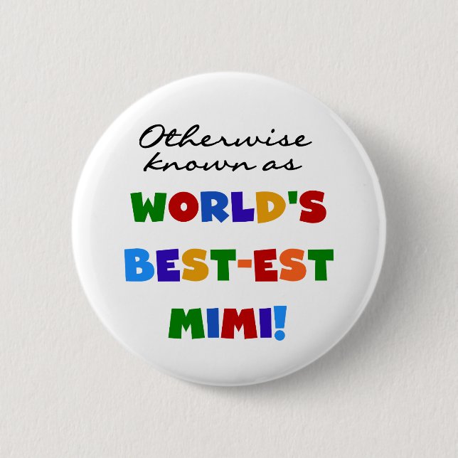T - Shirt-Geschenke des Gut-est der Welt helle Button (Vorderseite)