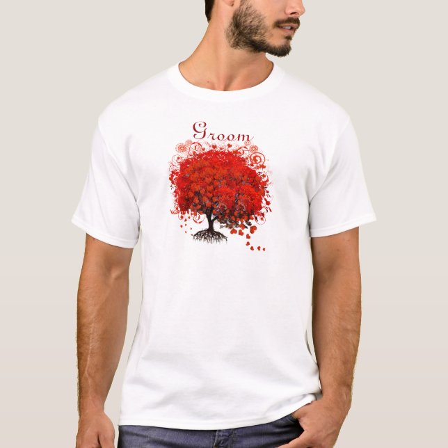 T - Shirt, Geschenke, Sticker und Gefallen von Red T-Shirt (Vorderseite)
