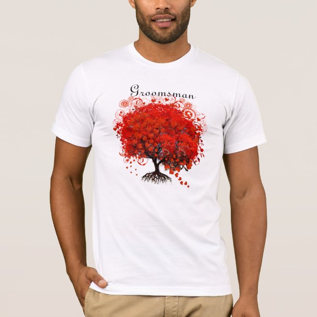 T - Shirt, Geschenke, Sticker und Gefallen von Red T-Shirt (Vorderseite)