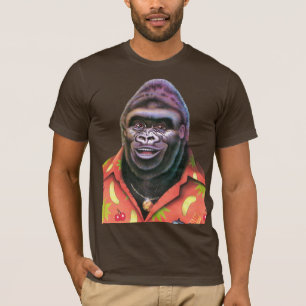 T Shirt Giant Vain Gorilla Design.