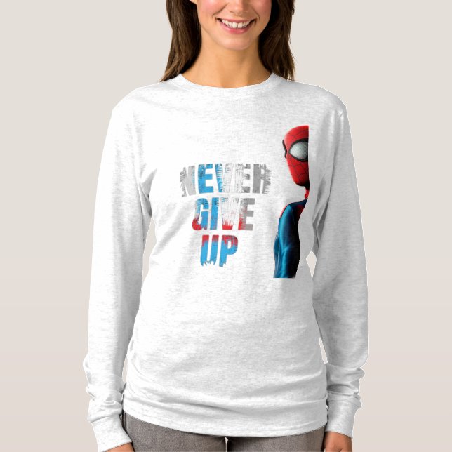 T - Shirt "Gib nie auf" (Vorderseite)