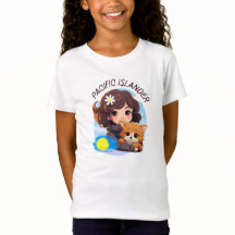 T - Shirt Girl Pacific Islander (Palauan)
