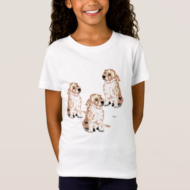 T - Shirt: Girls Labrador Retriever T-Shirt (Vorderseite)
