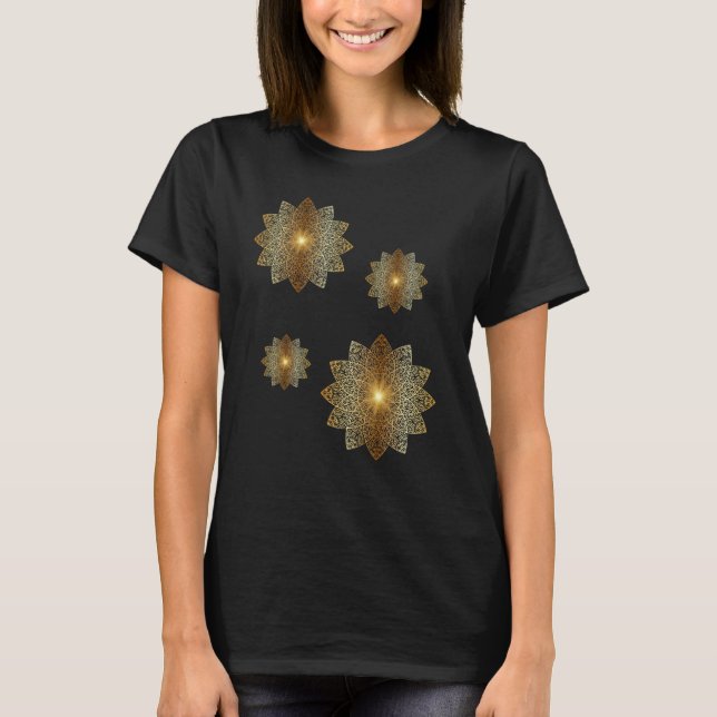 T - Shirt Gold Mandelas (Vorderseite)