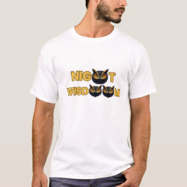 T-Shirt“Golden Owl Icon – Minimal Night Wisdom  T-Shirt