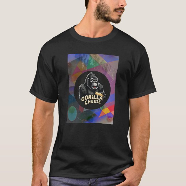 T - Shirt Gorillakäse Abstrakt 1 (Vorderseite)
