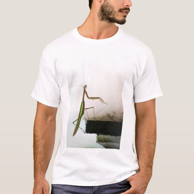T-Shirt - Gottesanbeterin Welt des Staunens (Vorderseite)