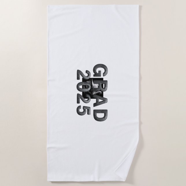T-SHIRT Grad 2025 Strandtuch (Vorderseite)
