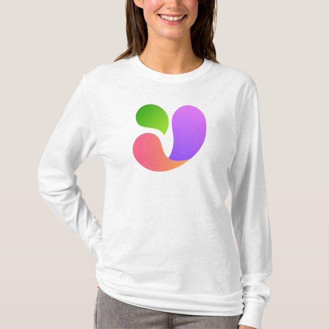 T-Shirt "Gradient Abstrakt" (Vorderseite)