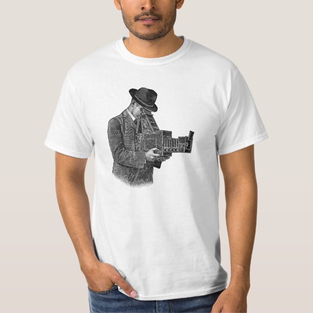 T - Shirt "Graflex Camera" für Werbung (Vorderseite)