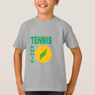 T - Shirt Grids enfants DESIGN TENNIS SPORT