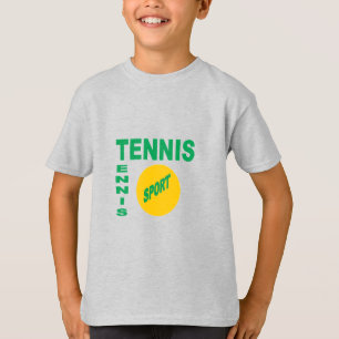 T - Shirt Grids enfants DESIGN TENNIS SPORT
