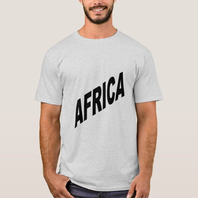T - Shirt Gris House AFRICA (Vorderseite)