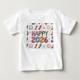 T-Shirt-Großes Neues Jahr 2026 passende Familie  Baby T-shirt