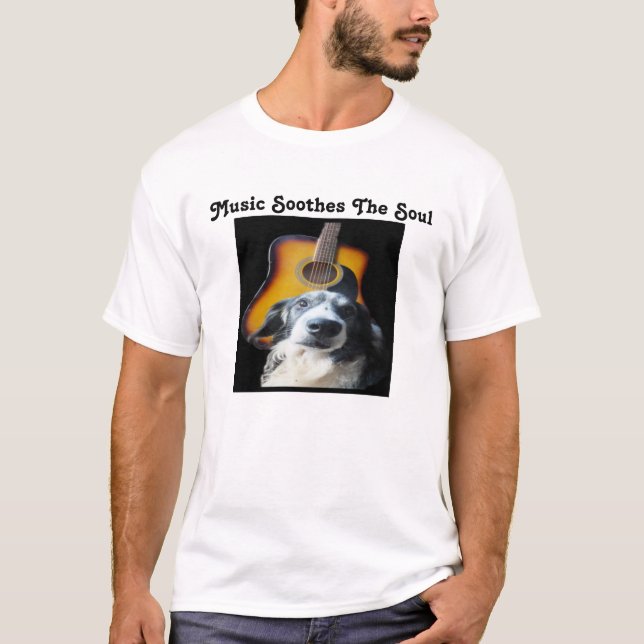 T - Shirt Guitar Dog (Vorderseite)