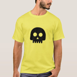 T - Shirt Halloween Skull Comb