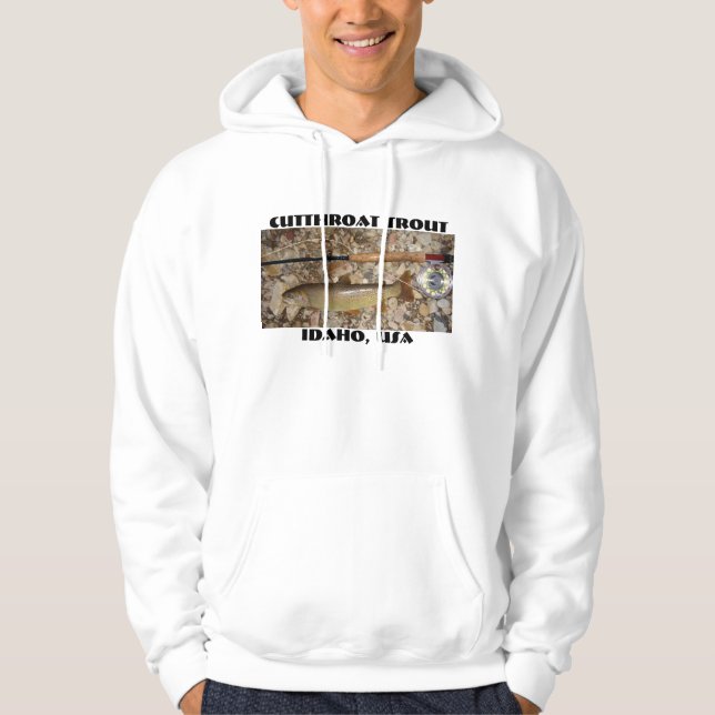 T-Shirt, halsabschneiderische Forelle, Idaho, USA Hoodie (Vorderseite)
