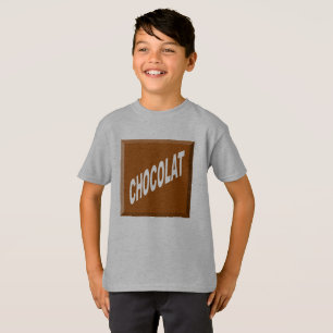 T-Shirt Hanes Tagless Child Design SCHOKOLADE
