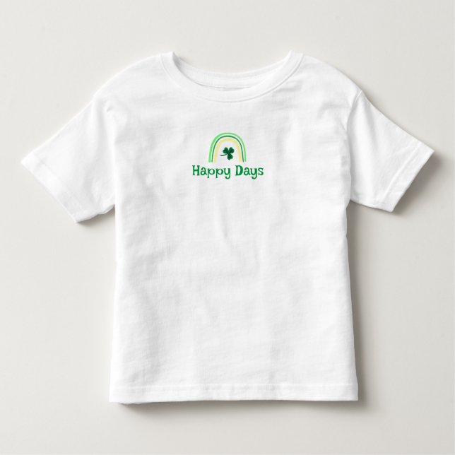 T-Shirt "Happy Days" für Kleinkinder (Vorderseite)