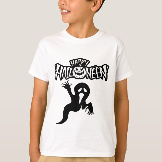 T - Shirt Happy Halloween (Vorderseite)