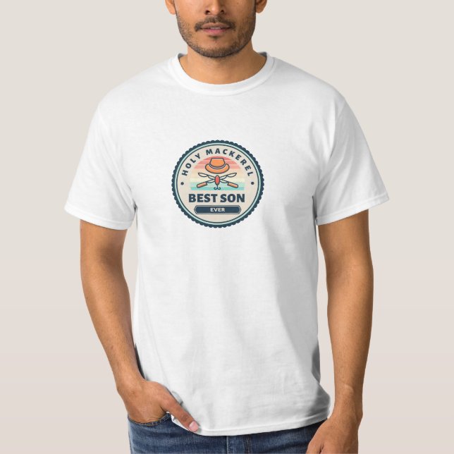 T - Shirt - Heiliger Mackerel! Bester Sohn je (Vorderseite)