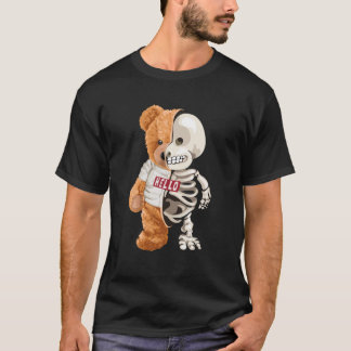 T-Shirt Hello Bar Toy Half Skeleton Wildlife Anima