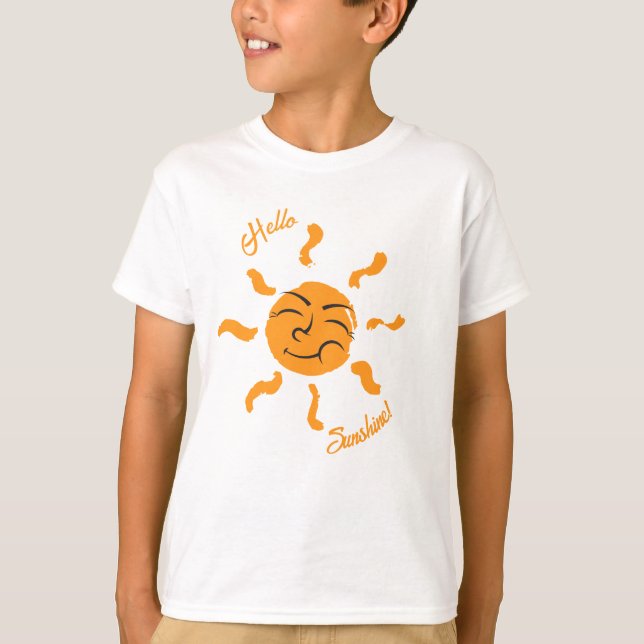 T - Shirt "Hello Sunshine" (Vorderseite)