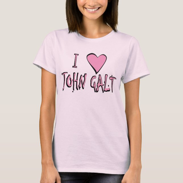 T-Shirt Herz I Johns Galt (Vorderseite)