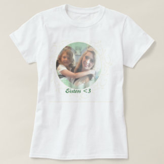 T-Shirt, Herzförmiger Fotoeinsatz T-Shirt