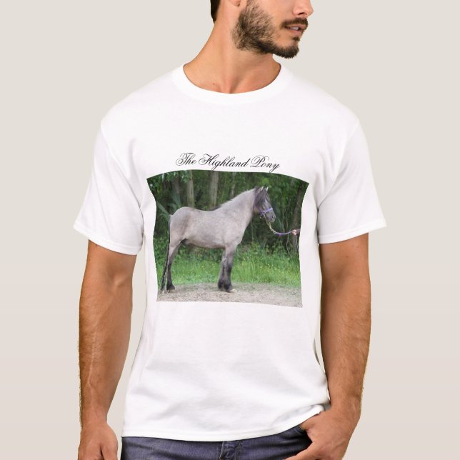T - Shirt Highland Pony (Vorderseite)